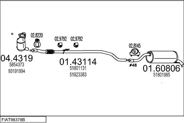 MTS FIAT98378B026491