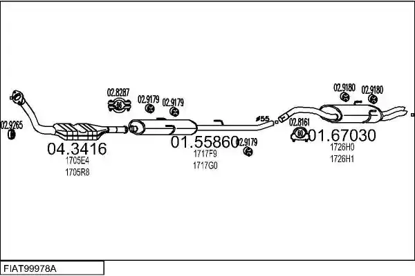 MTS FIAT99978A118580