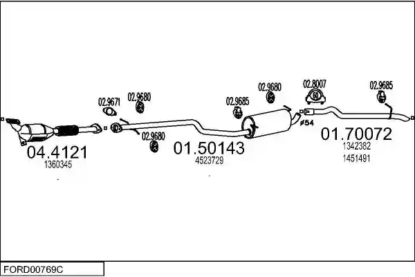 MTS FORD00769C016940