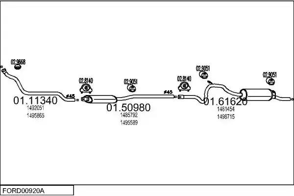 MTS FORD00920A006578