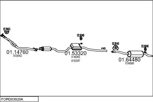 MTS FORD03920A001528