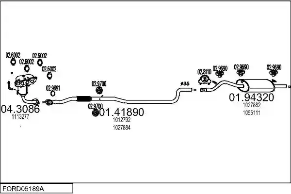 MTS FORD05189A012059