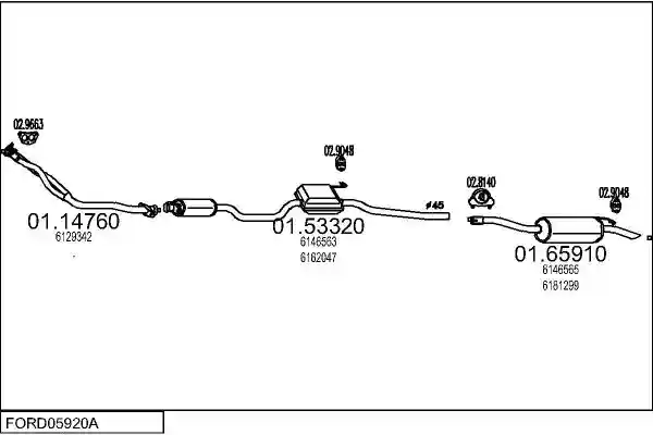 MTS FORD05920A001516