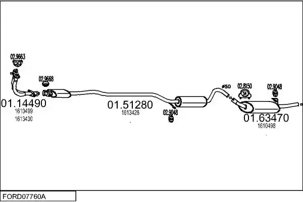 MTS FORD07760A001405