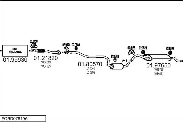 MTS FORD07819A005416