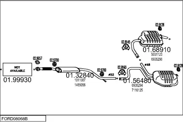 MTS FORD08068B008307
