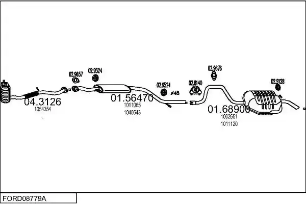 MTS FORD08779A005826