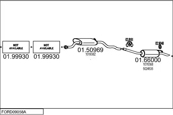 MTS FORD09058A019461