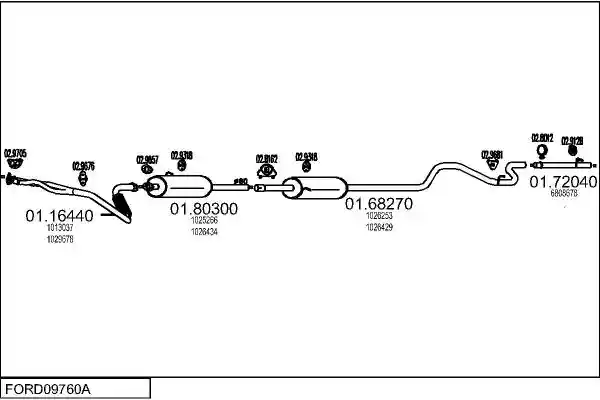 MTS FORD09760A003905