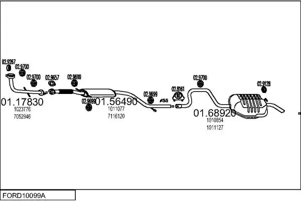 MTS FORD10099A005343