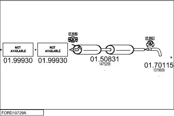 MTS FORD10729A019601