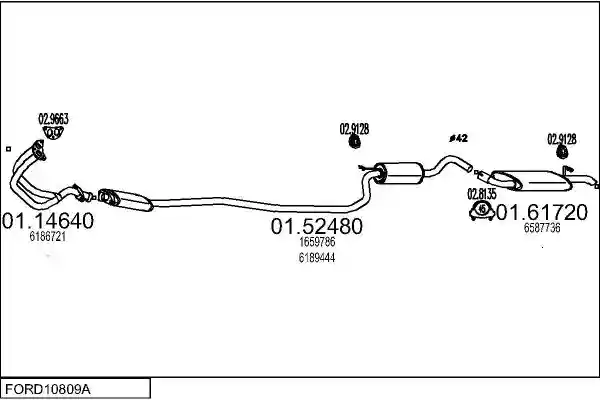 MTS FORD10809A001073