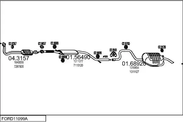 MTS FORD11099A005343
