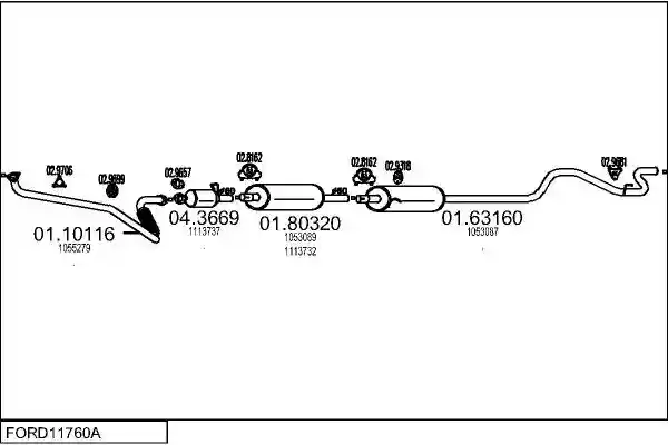 MTS FORD11760A005286