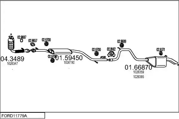 MTS FORD11779A005830