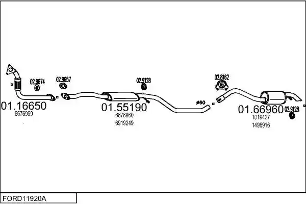 MTS FORD11920A001096