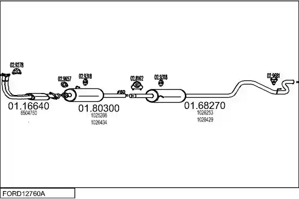 MTS FORD12760A003905