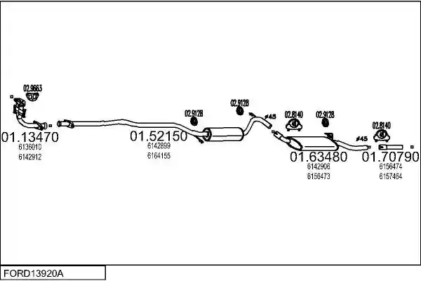MTS FORD13920A001490