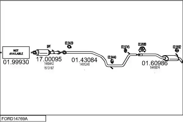 MTS FORD14769A019444