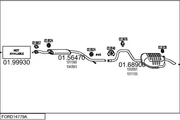 MTS FORD14779A001589