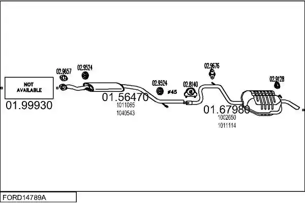 MTS FORD14789A003916