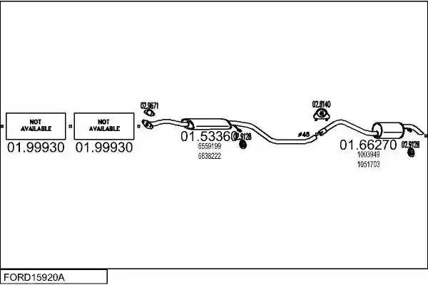 MTS FORD15920A015289
