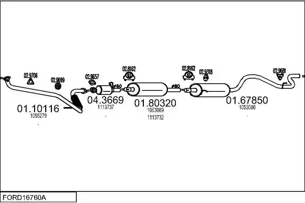 MTS FORD16760A005286