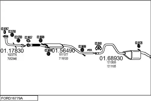 MTS FORD16779A001588