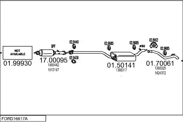 MTS FORD16817A134489