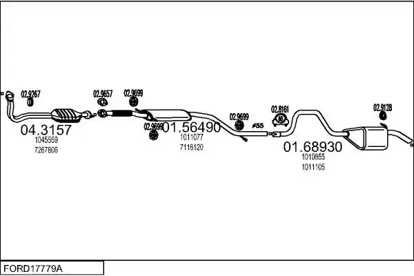 MTS FORD17779A001588