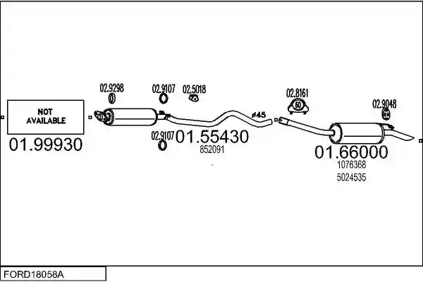 MTS FORD18058A015028