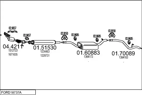 MTS FORD18737A134490