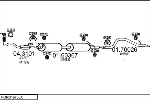 MTS FORD19760A014848