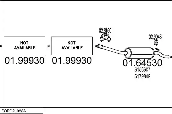 MTS FORD21058A001538