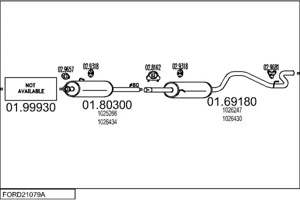 MTS FORD21079A008764
