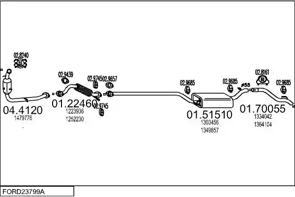 MTS FORD23799A018957