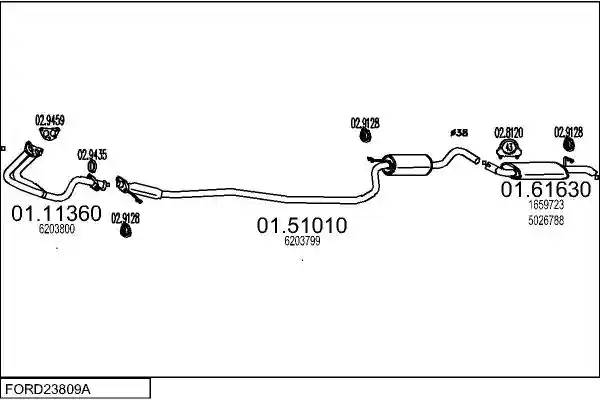 MTS FORD23809A008302