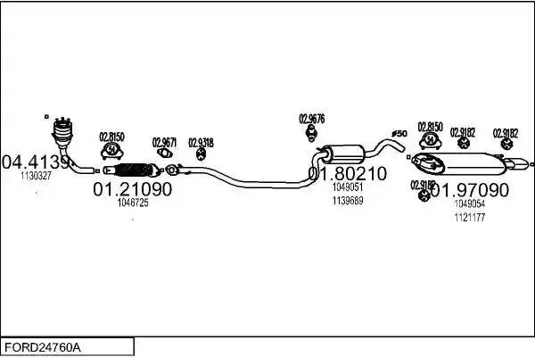 MTS FORD24760A016032