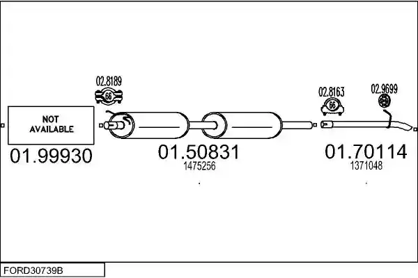 MTS FORD30739B019597