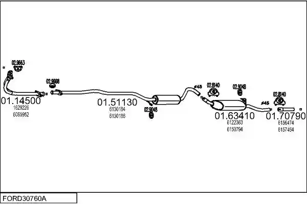 MTS FORD30760A000725
