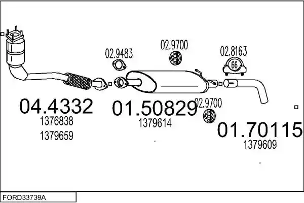 MTS FORD33739A019598