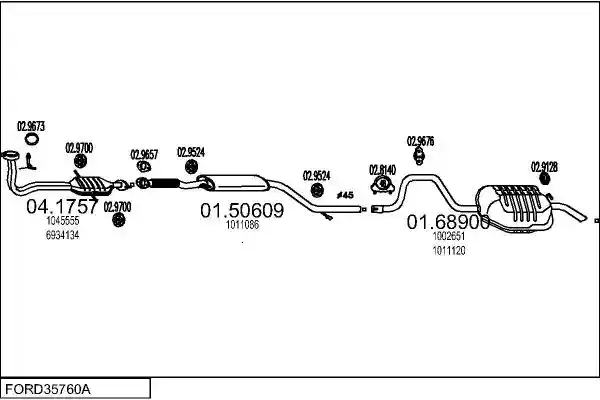 MTS FORD35760A001590