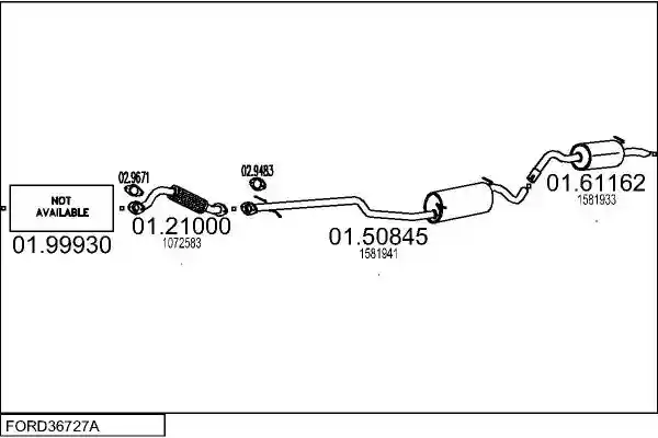 MTS FORD36727A012563