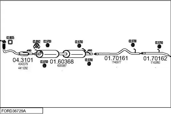 MTS FORD36729A017782