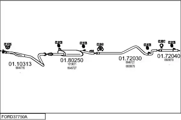 MTS FORD37750A001122