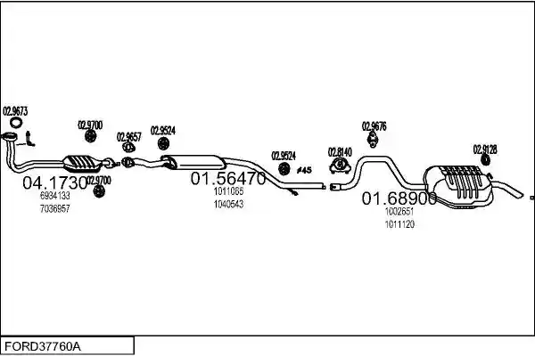 MTS FORD37760A001589