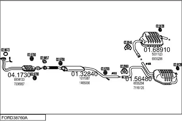 MTS FORD38760A001306