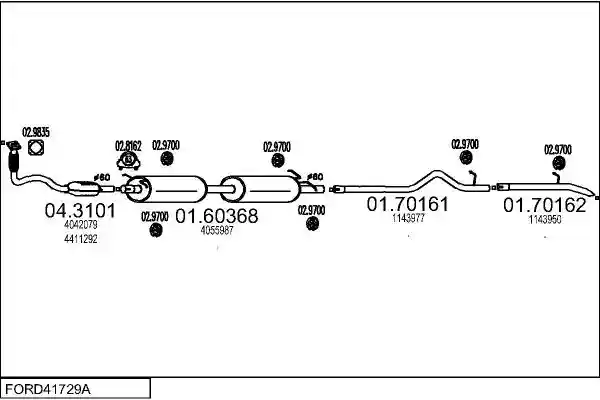 MTS FORD41729A014731