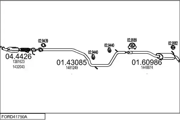 MTS FORD41750A019438