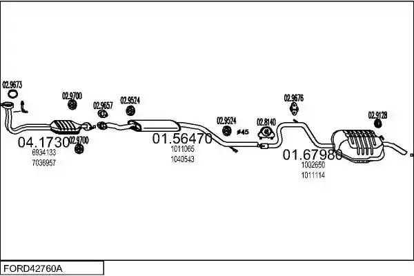 MTS FORD42760A001302